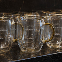 Caneca de Vidro Coffee