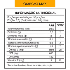 Ômega 3 Max Maxme Bio: o amigo do seu coração