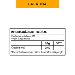 Creatina monohidratada 100% pura: mente mais afiada e treino eficiente
