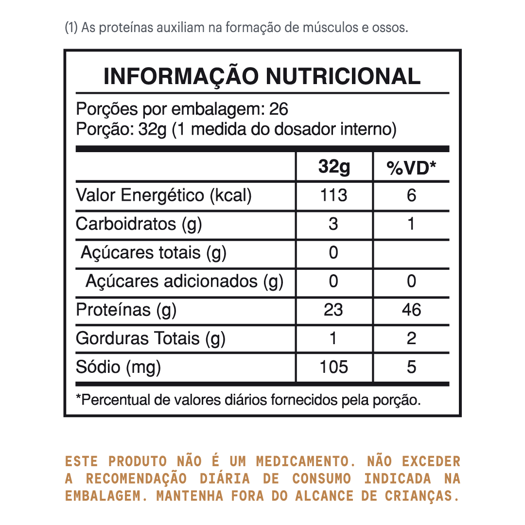 Whey Protein Isolado e Hidrolisado 832g