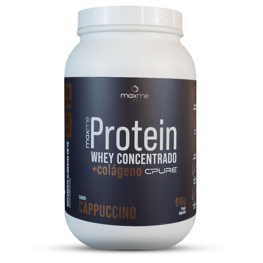 Maxme Protein Whey Concentrado + Colágeno Cpure 910g