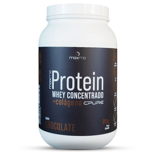 Maxme Protein Whey Concentrado + Colágeno Cpure 910g