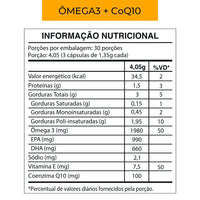 Maxme Ômega3 + Coq10 90 Cápsulas