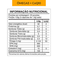 Maxme Ômega3 + Coq10 90 Cápsulas
