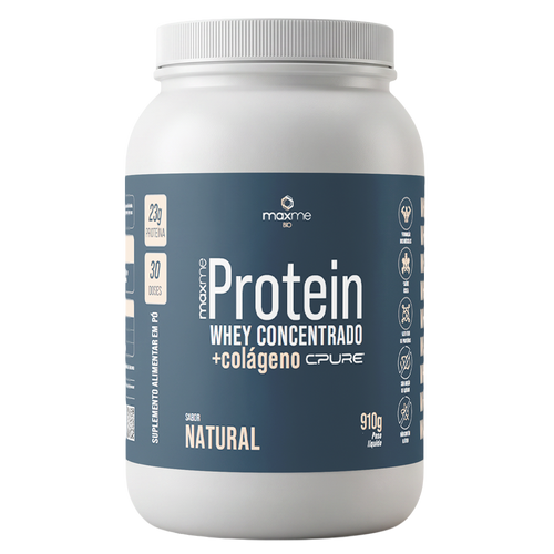 Whey Protein Concentrado + Colágeno Cpure 910g